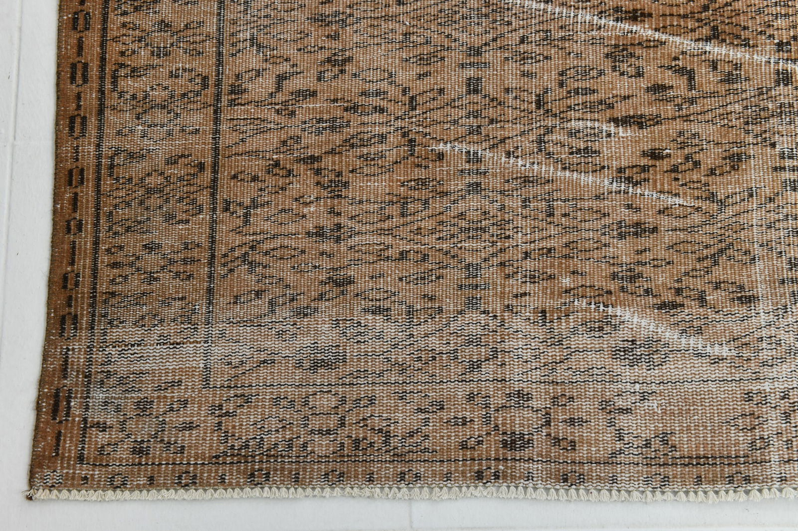 4'11'' x 8'0'' Vintage Wool Runner Rug - 18764 - 11