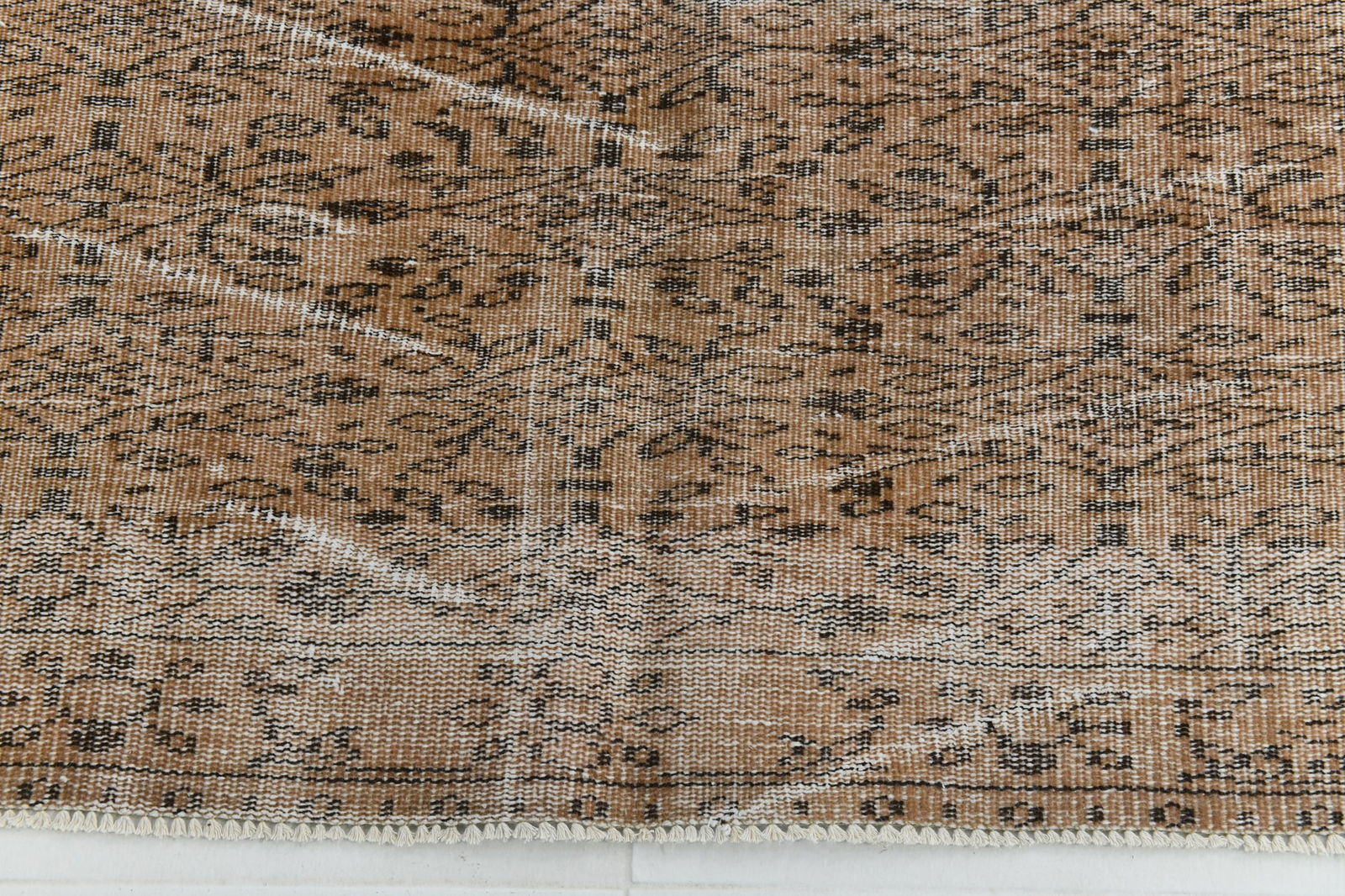 4'11'' x 8'0'' Vintage Wool Runner Rug - 18764 - 12