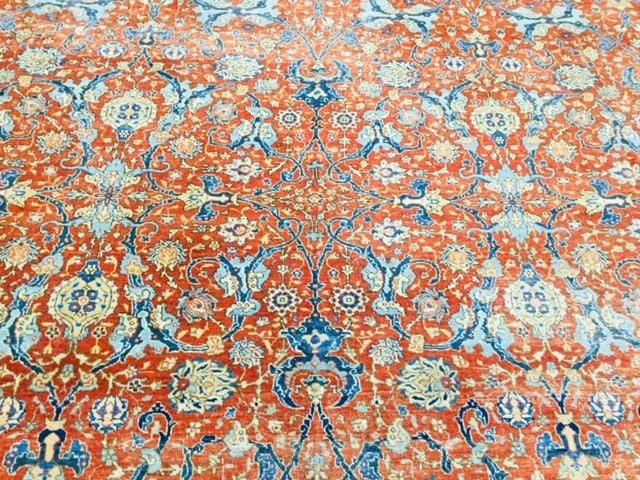 Antique Tabriz all over design Rug-4660 - 10