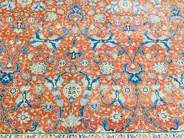 Antique Tabriz all over design Rug-4660 - 3