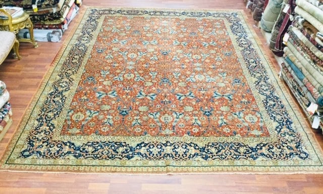 Antique Tabriz all over design Rug-4660 - 4