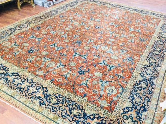 Antique Tabriz all over design Rug-4660 - 8