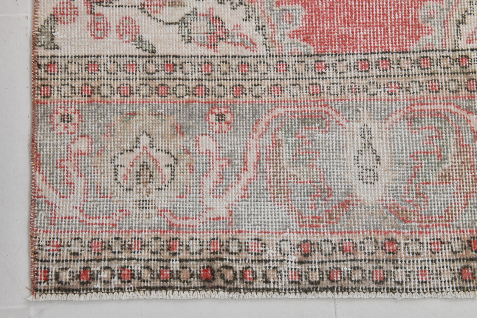 2'11'' x 11'3'' Handmade Vintage Wool Rug - 21739 - 11