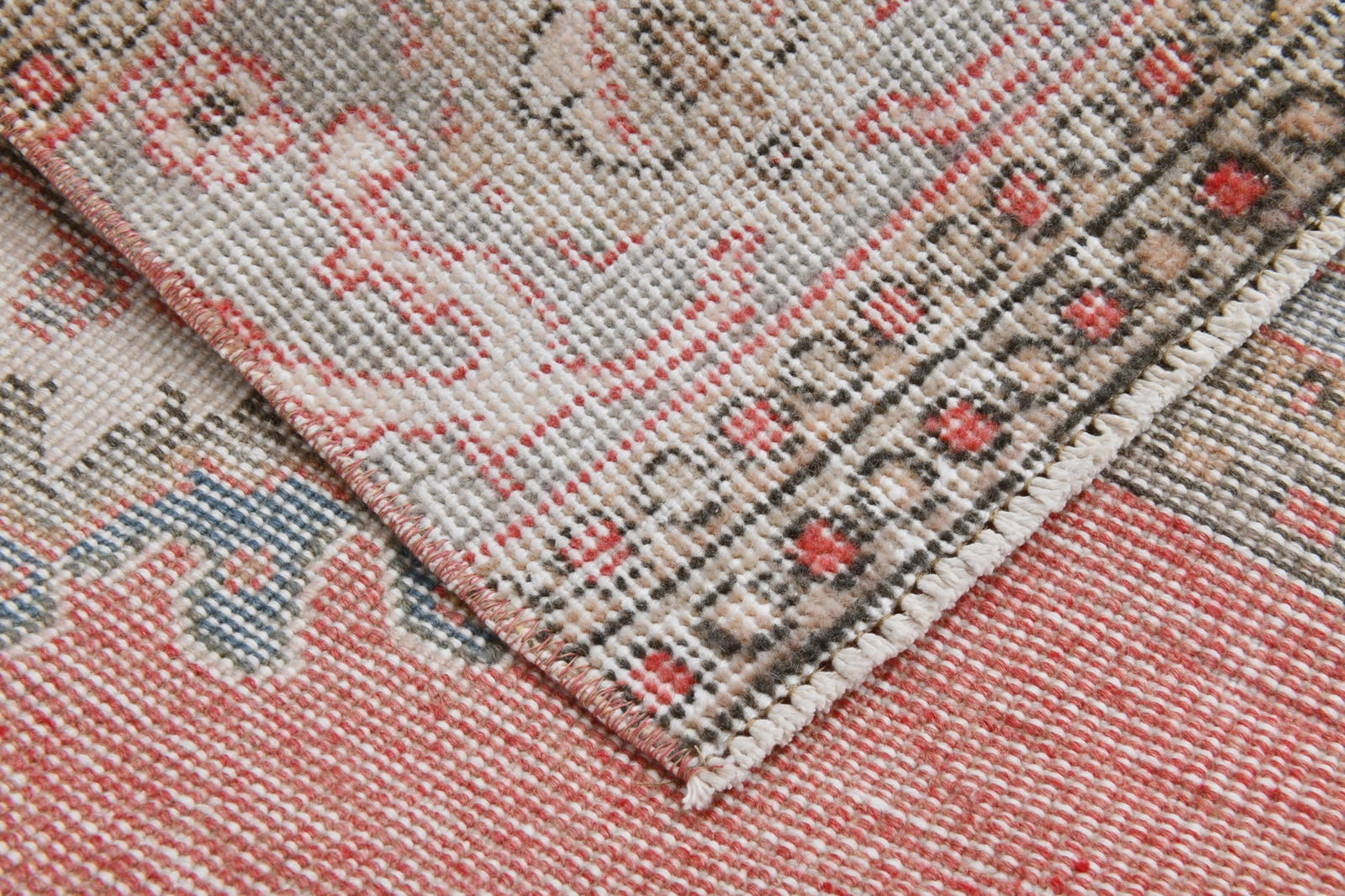 2'11'' x 11'3'' Handmade Vintage Wool Rug - 21739 - 16