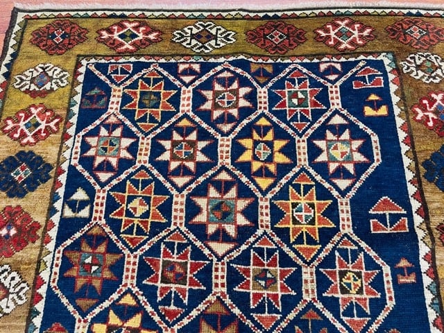 Antique Kazak Caucasian Rug-2317 - 4