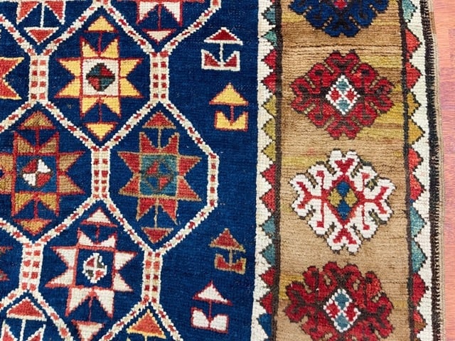 Antique Kazak Caucasian Rug-2317 - 5