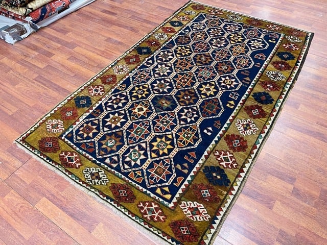 Antique Kazak Caucasian Rug-2317 - 7