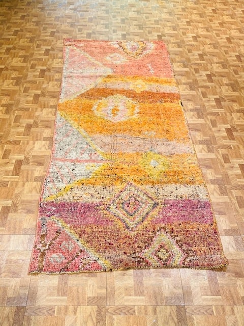 Antique Turkish Ushak rug fargment rug-4741 (1 of 5)