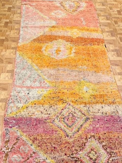 Antique Turkish Ushak rug fargment rug-4741 - 2