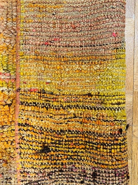 Antique Turkish Ushak rug fargment rug-4741 - 5