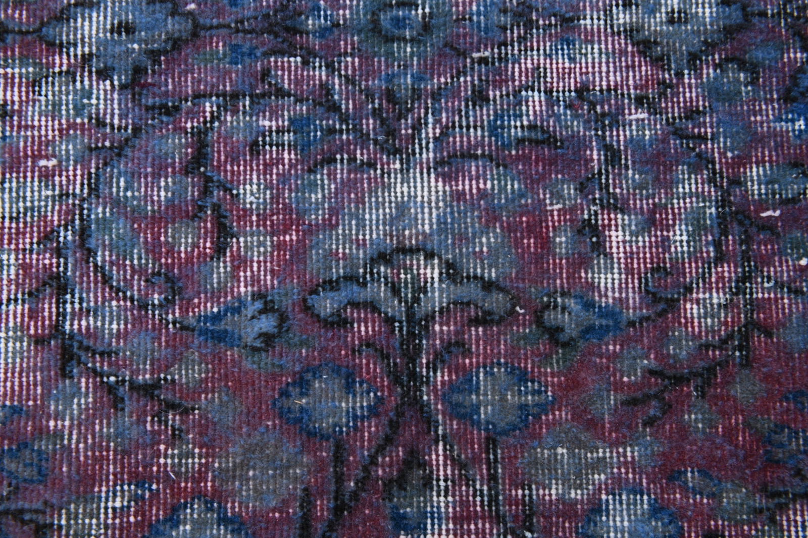 6'2'' x 9'6'' Handmade Vintage Wool Rug - 6634 - 10