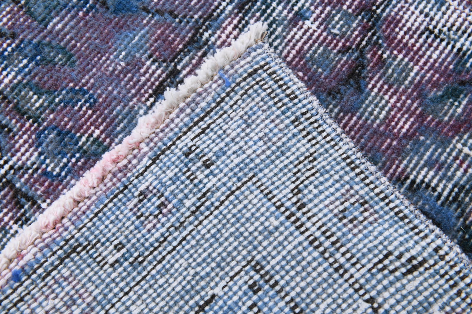 6'2'' x 9'6'' Handmade Vintage Wool Rug - 6634 - 14