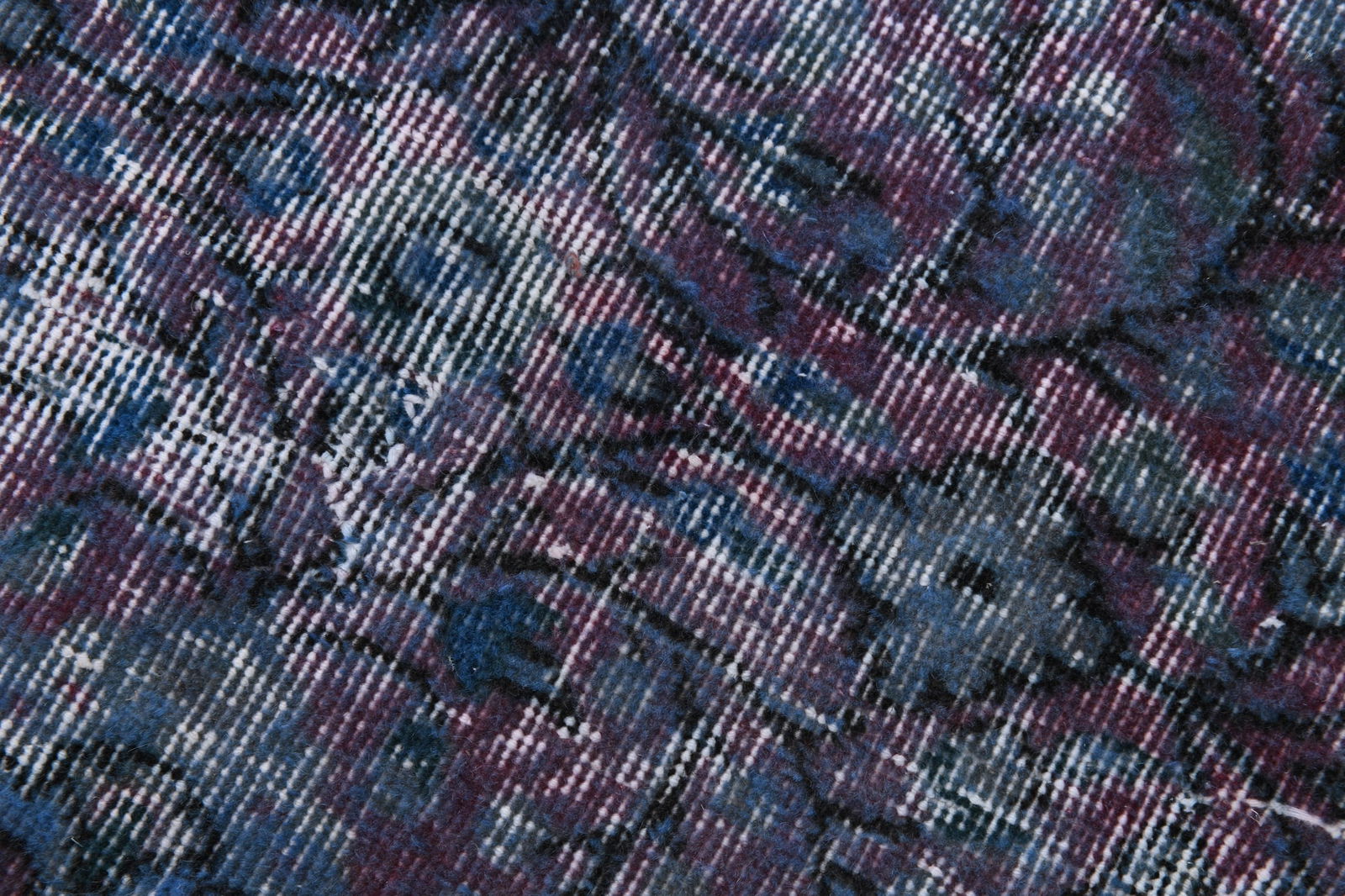 6'2'' x 9'6'' Handmade Vintage Wool Rug - 6634 - 8