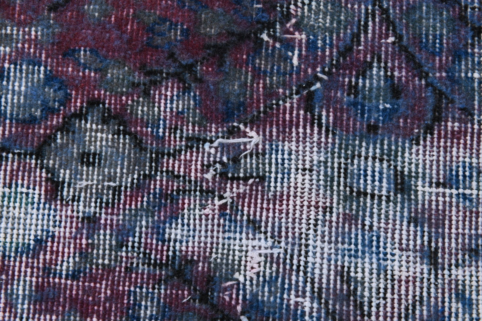 6'2'' x 9'6'' Handmade Vintage Wool Rug - 6634 - 9