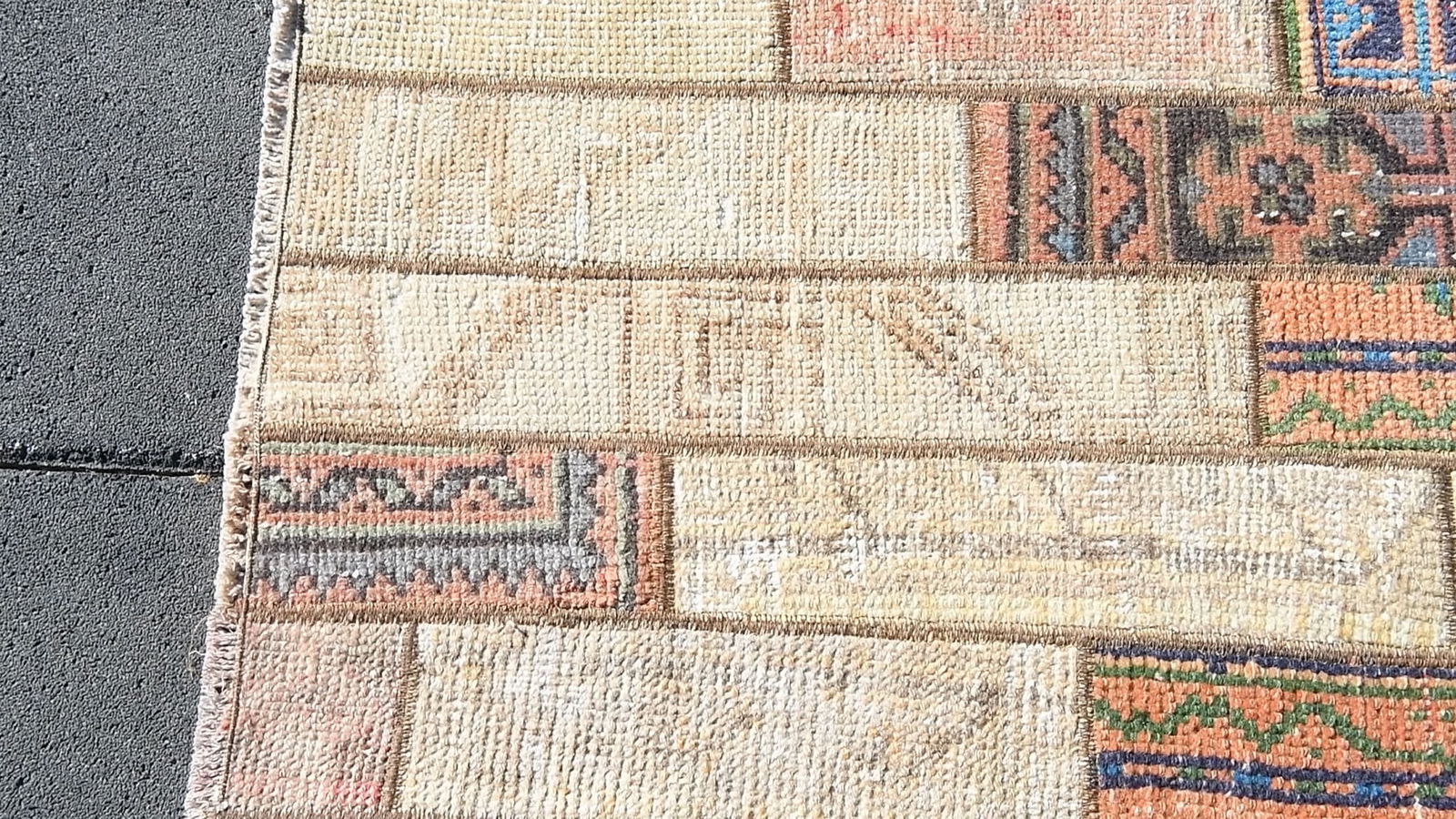 1'7'' x 3'3'' Turkish Vintage Runner Rug - 19092 - 20