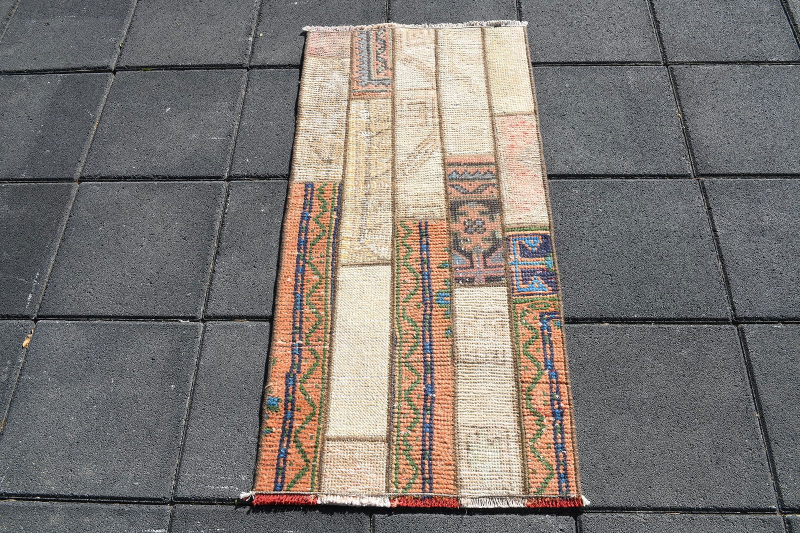 1'7'' x 3'3'' Turkish Vintage Runner Rug - 19092 - 4