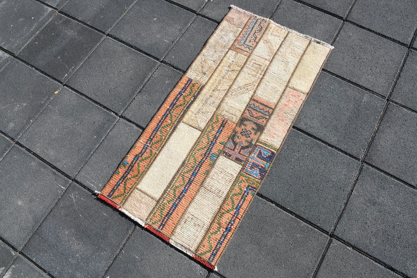 1'7'' x 3'3'' Turkish Vintage Runner Rug - 19092 - 5