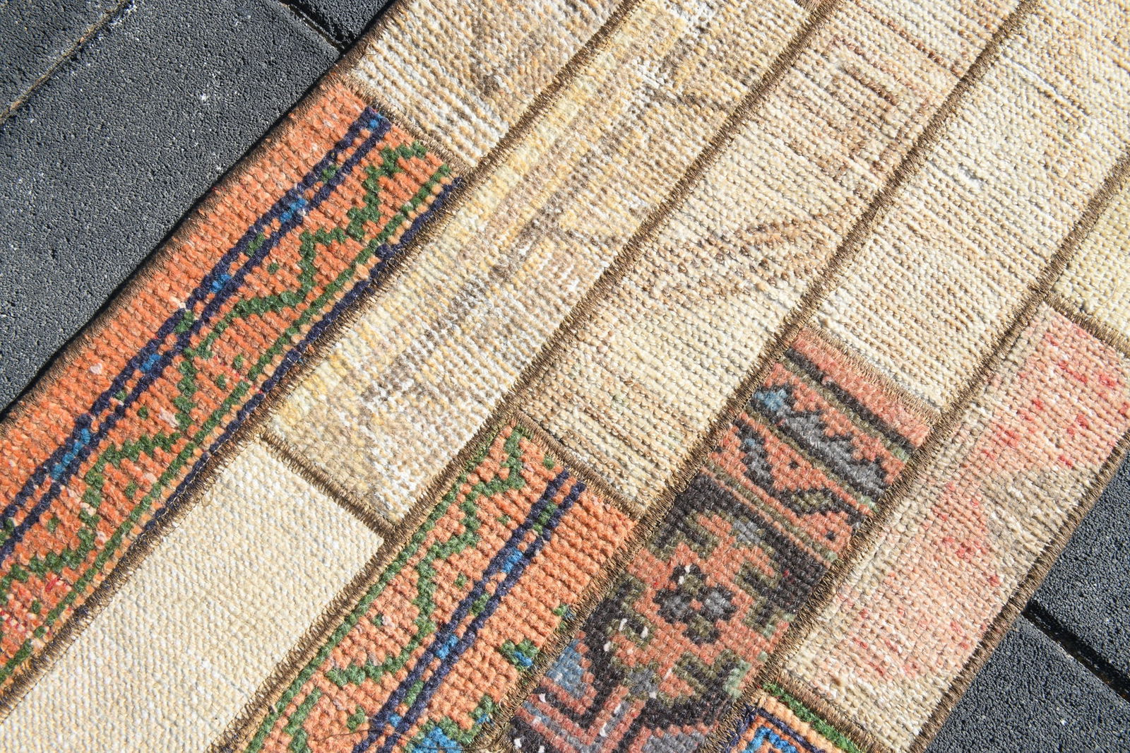 1'7'' x 3'3'' Turkish Vintage Runner Rug - 19092 - 6