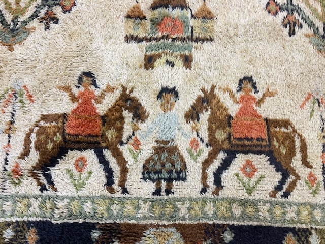 Vintage European Folk Rug-5251 - 3