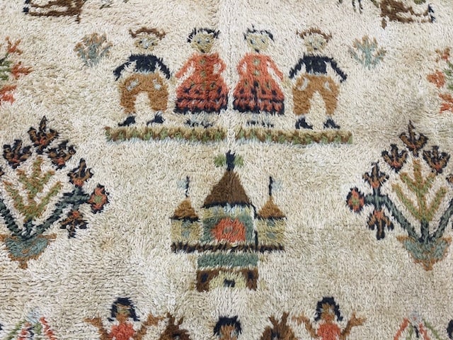 Vintage European Folk Rug-5251 - 4