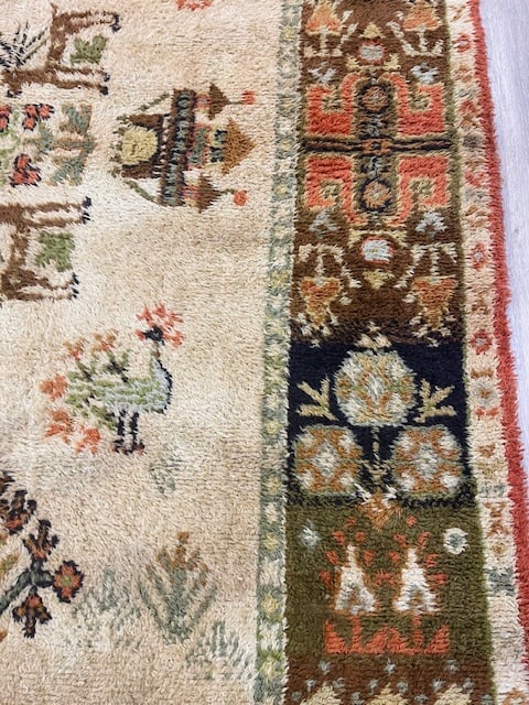 Vintage European Folk Rug-5251 - 8