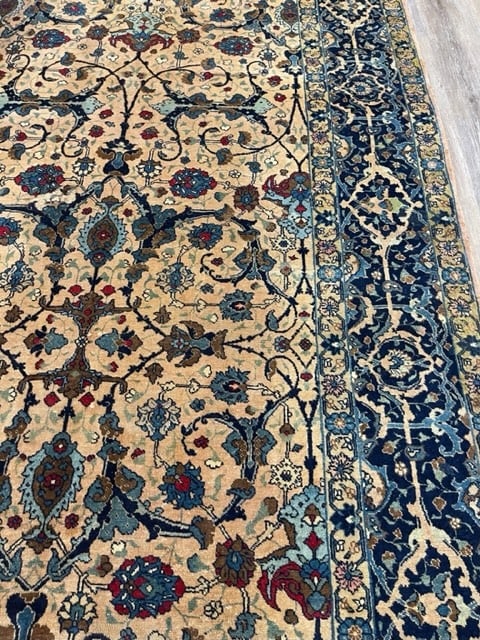 Antique Persian Tabriz Large size Rug-3002 - 4