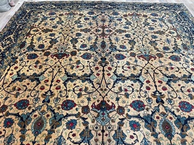 Antique Persian Tabriz Large size Rug-3002 - 5