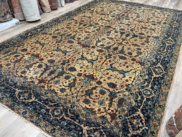 Antique Persian Tabriz Large size Rug-3002 - 7