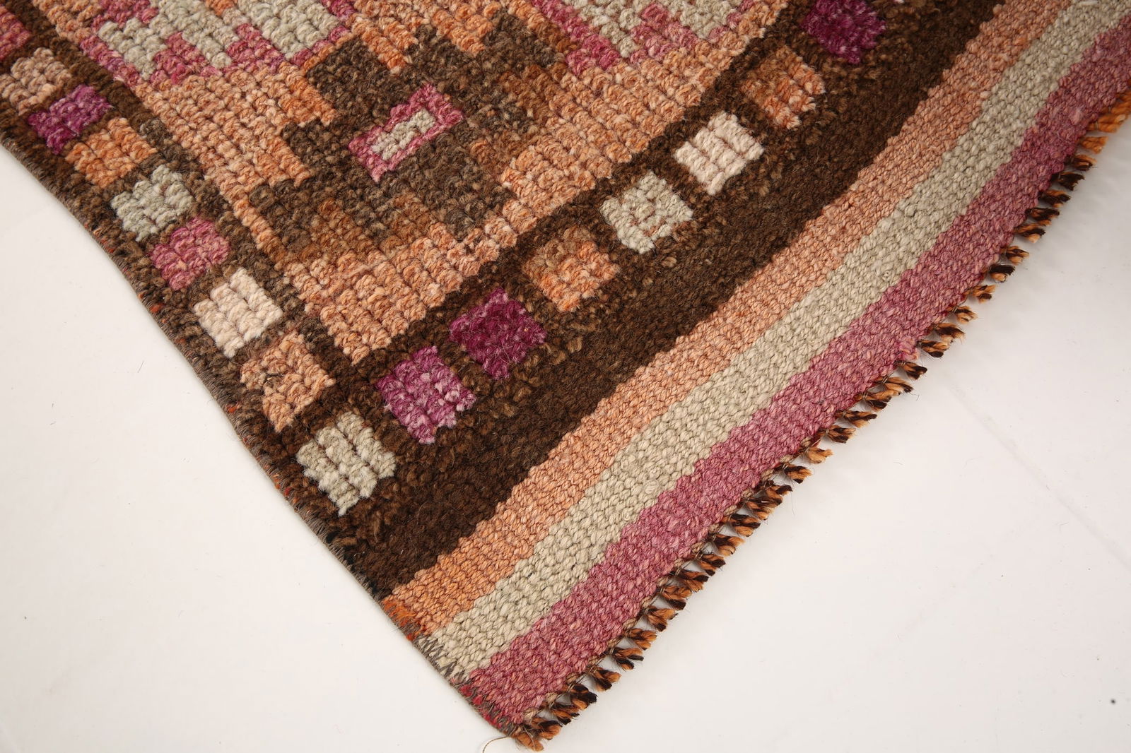 2'7'' x 8'9'' Vintage Wool Runner Rug - 6533 - 7