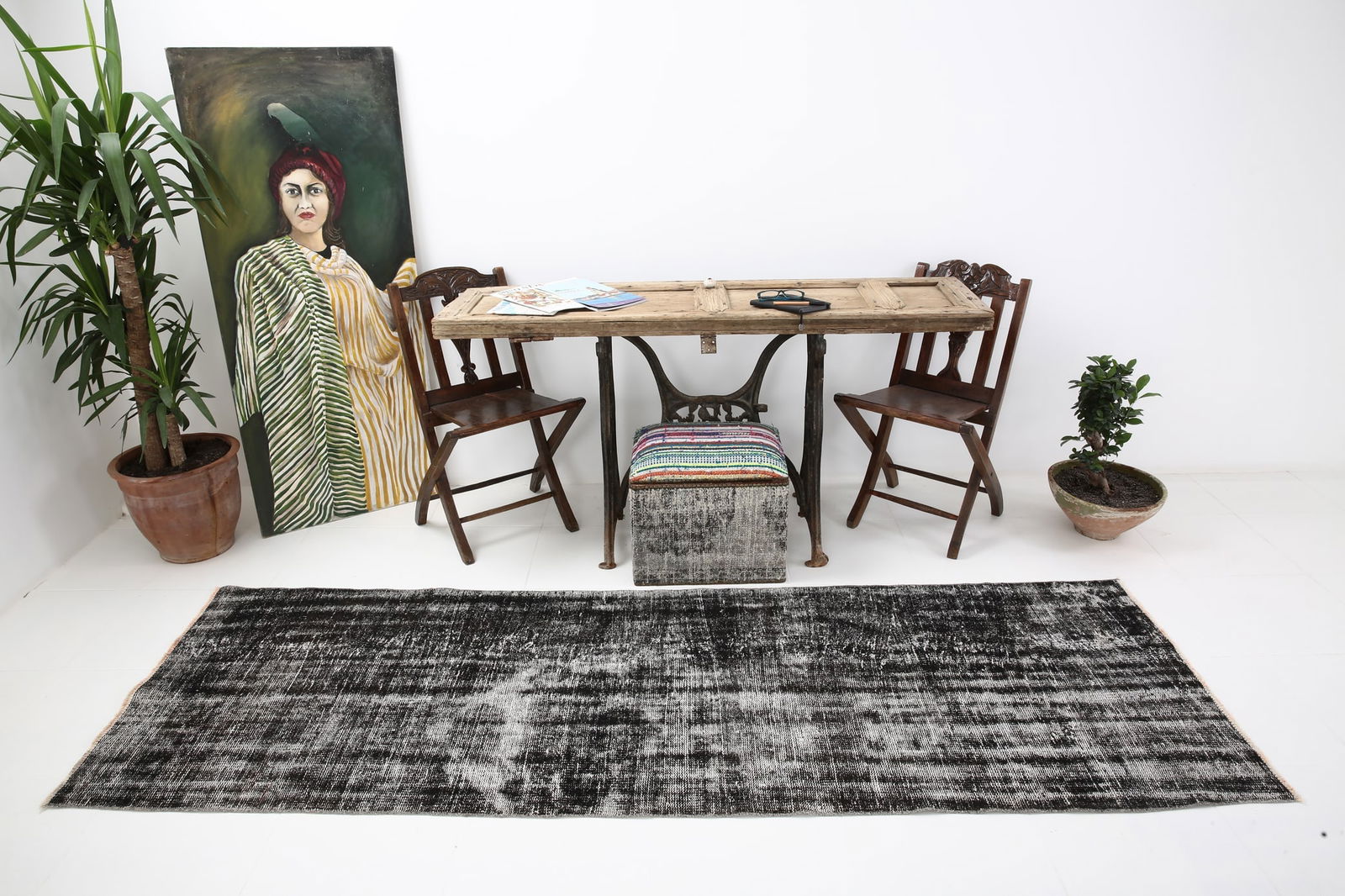 2'11'' x 9'1'' Turkish Vintage Runner Rug - 2956 - 20