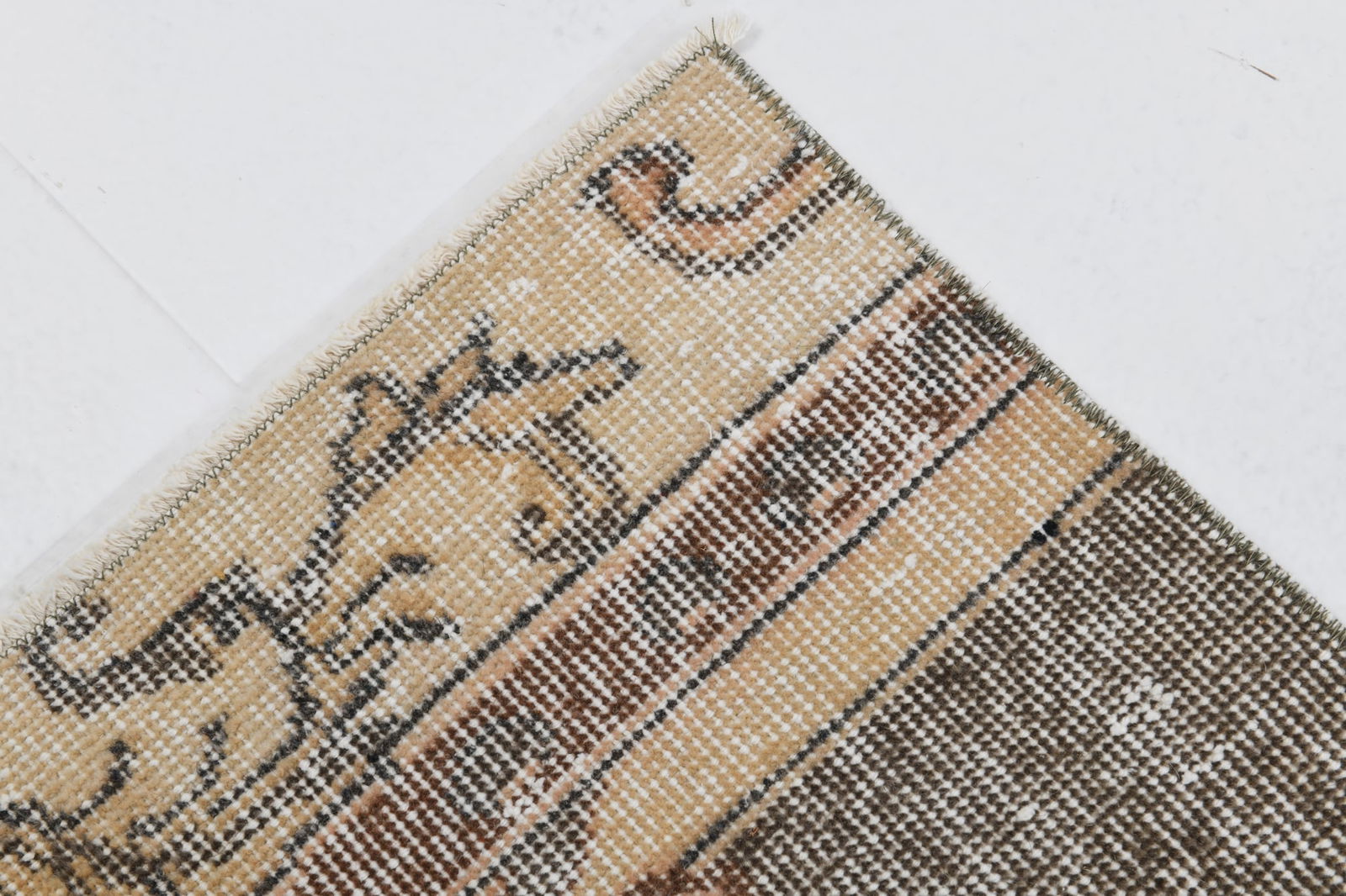 1'11'' x 3'9'' Turkish Vintage Runner Rug - 7011 - 12