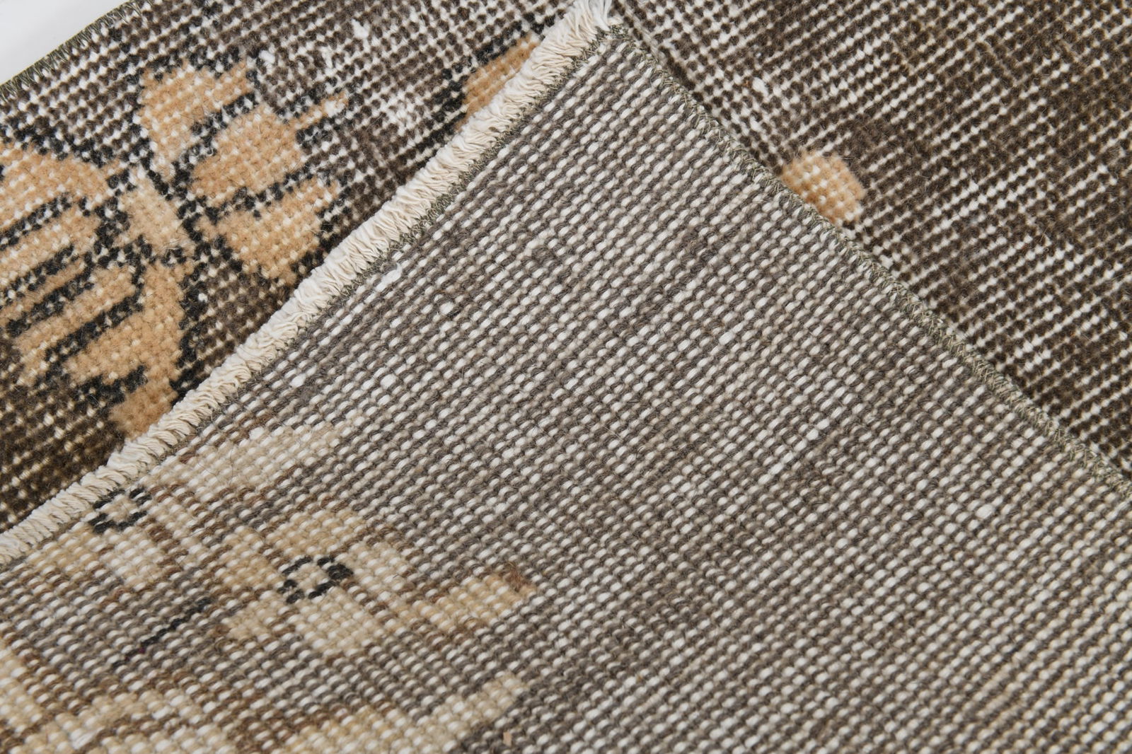 1'11'' x 3'9'' Turkish Vintage Runner Rug - 7011 - 15