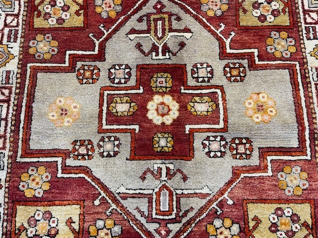 Antique Turkish Village Tribal Rug-5282 - 4