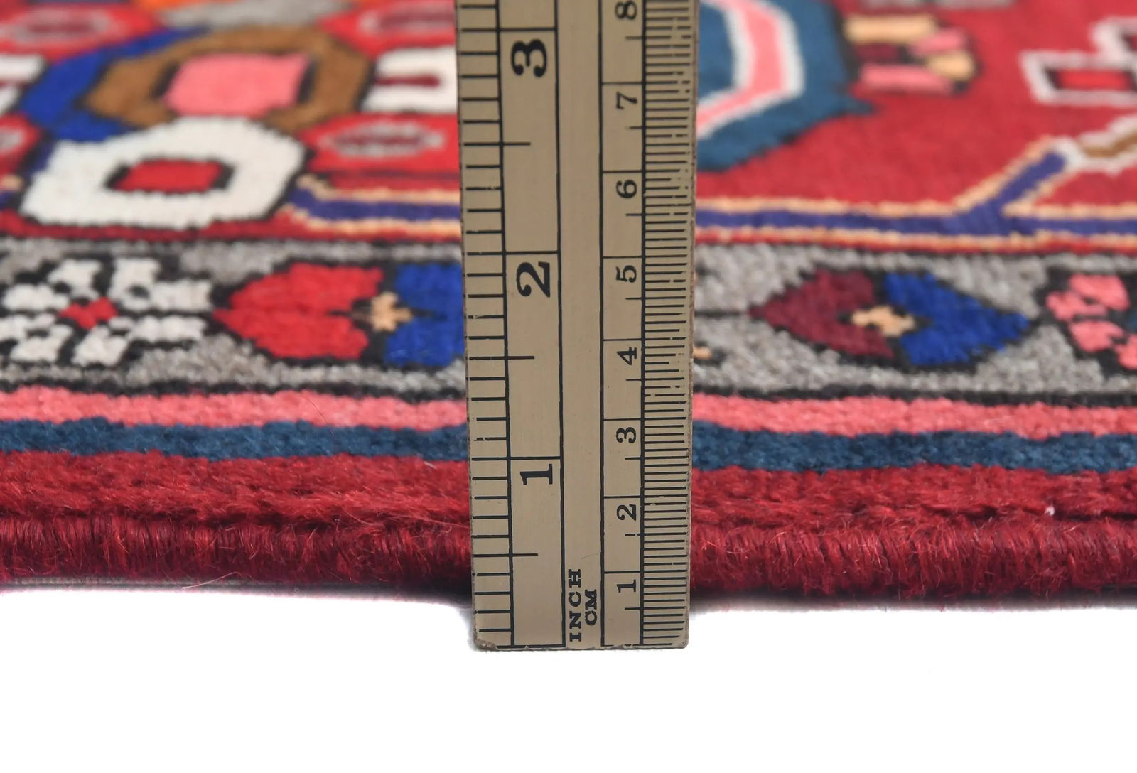 Vintage Red Floral 9X12 Bakhtiari Persian Oriental Rug - 10