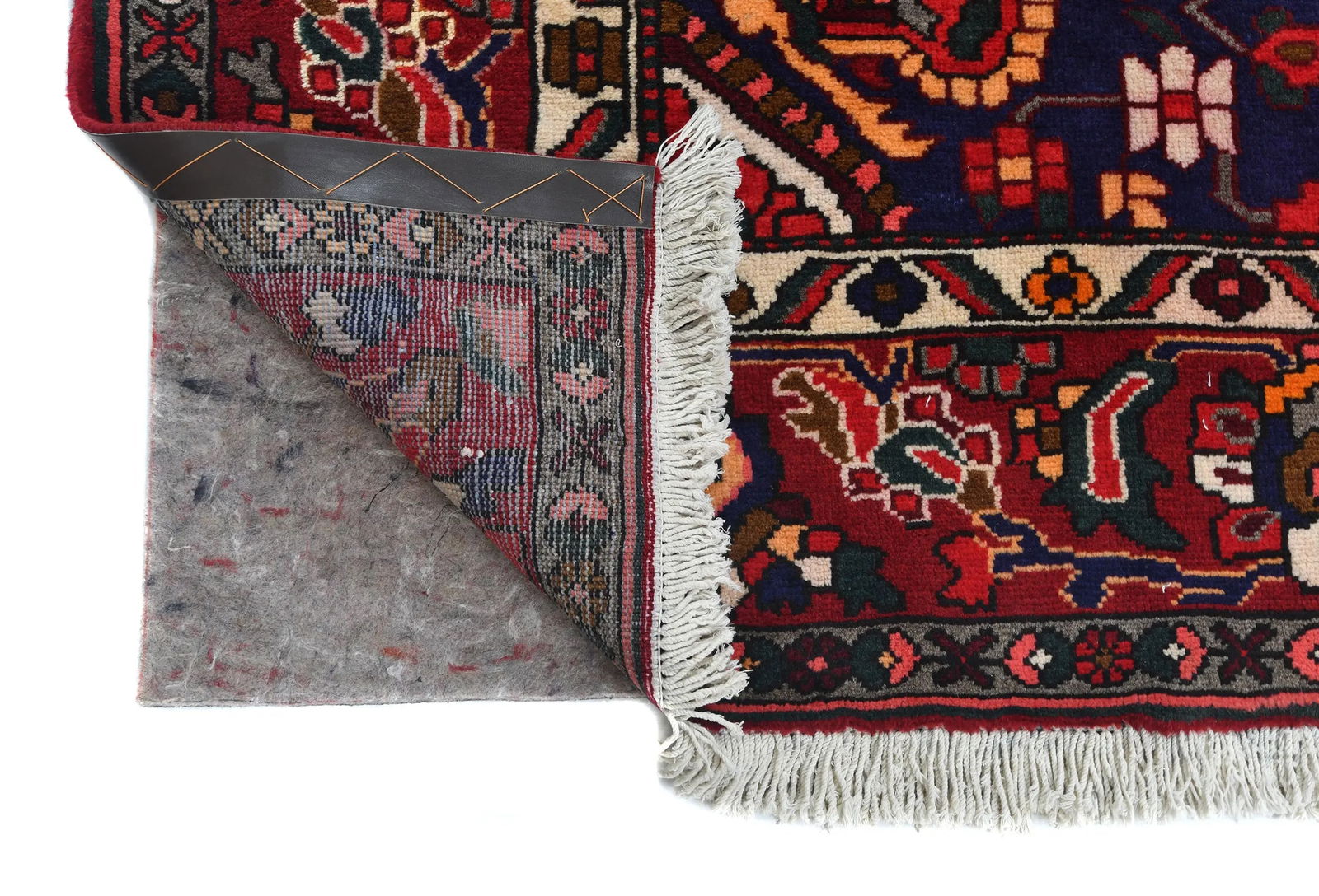 Vintage Red Floral 9X12 Bakhtiari Persian Oriental Rug - 12