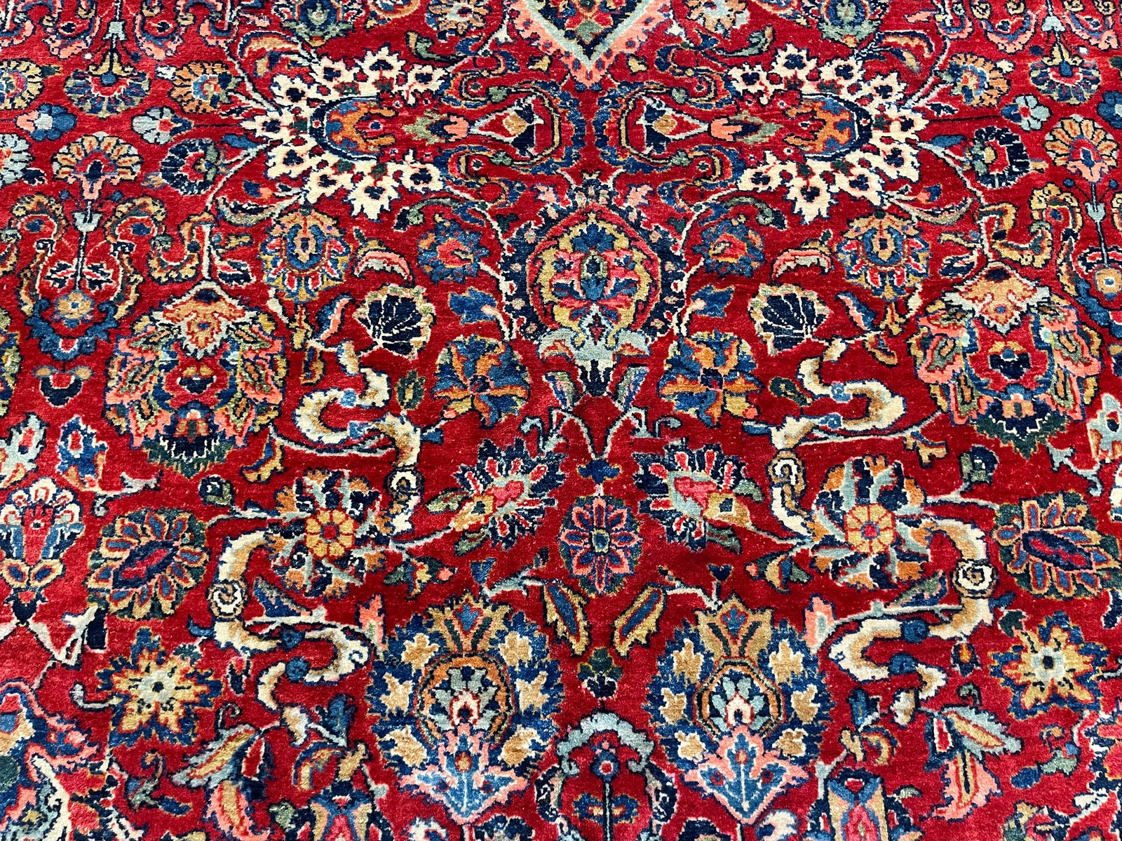 unique antique Persian Tabriz Rug-3497 - 11