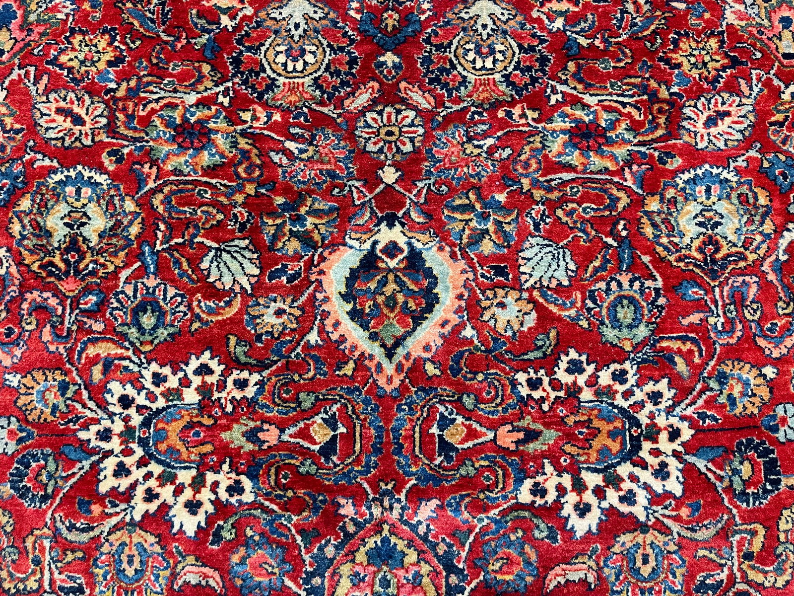 unique antique Persian Tabriz Rug-3497 - 8