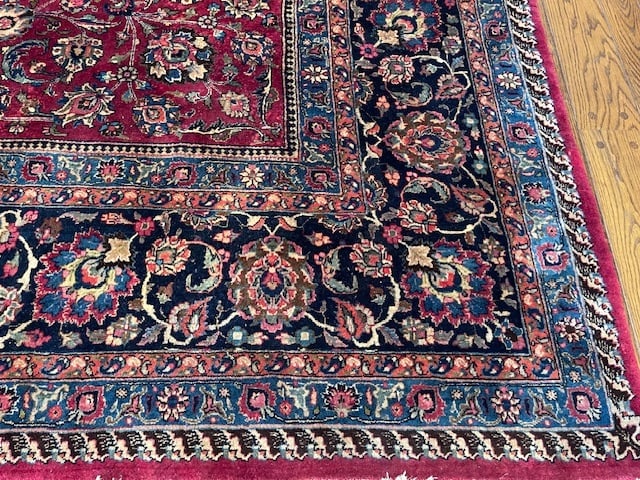 Antique Palace size Persian Mashad Rug-5174 - 2