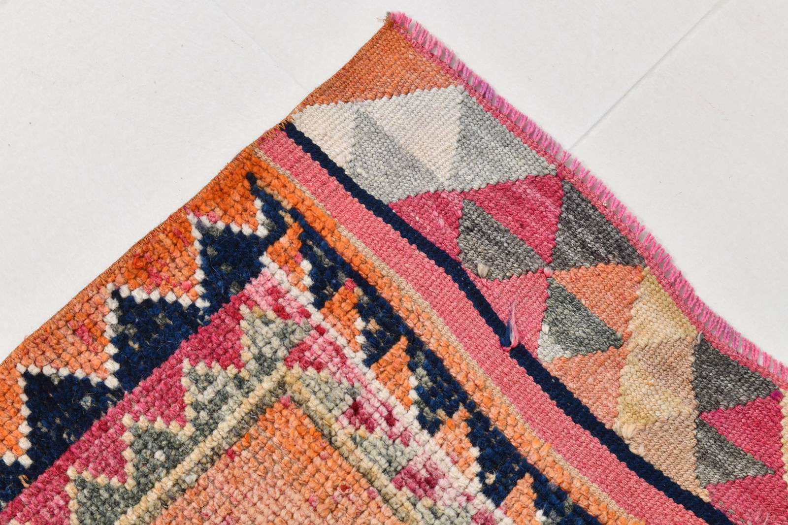 2'10'' x 10'0'' Vintage Wool Runner Rug - 22027 - 10