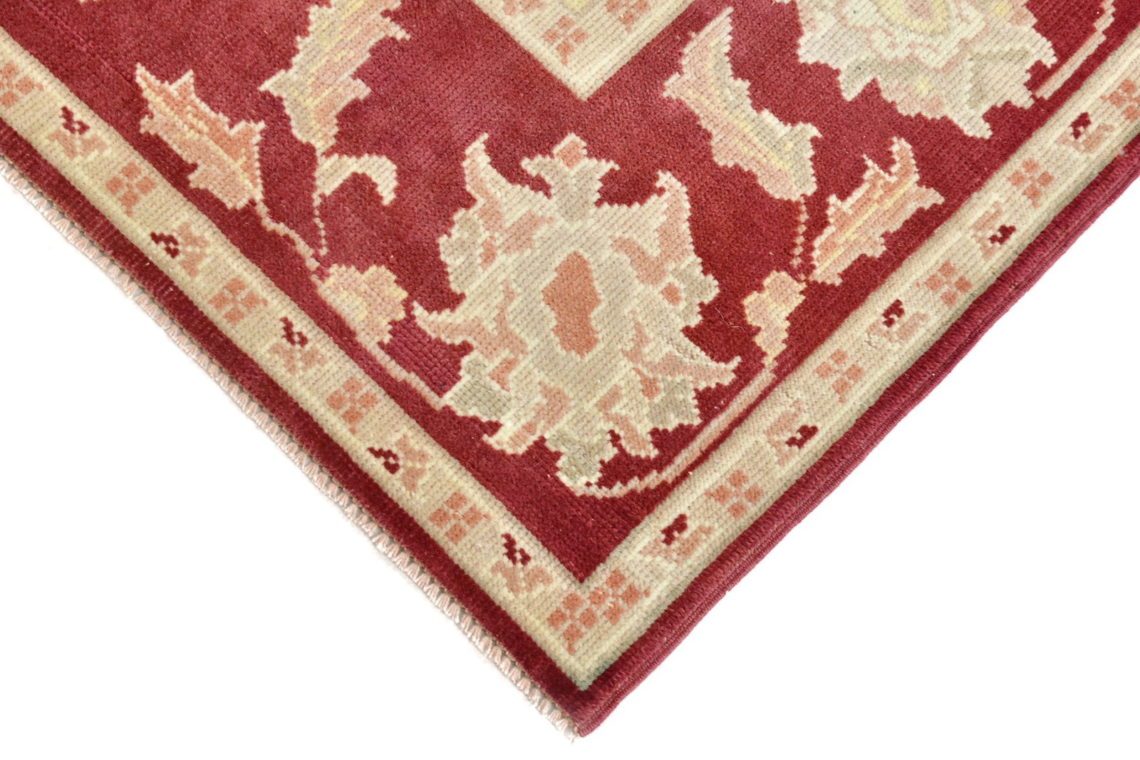 6'3'' x 9'8'' Handmade Vintage Wool Rug - 24673 - 11