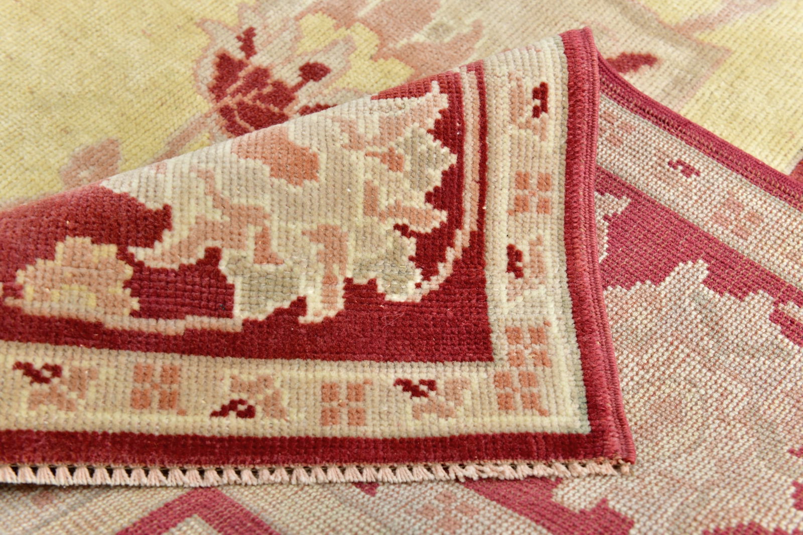 6'3'' x 9'8'' Handmade Vintage Wool Rug - 24673 - 16