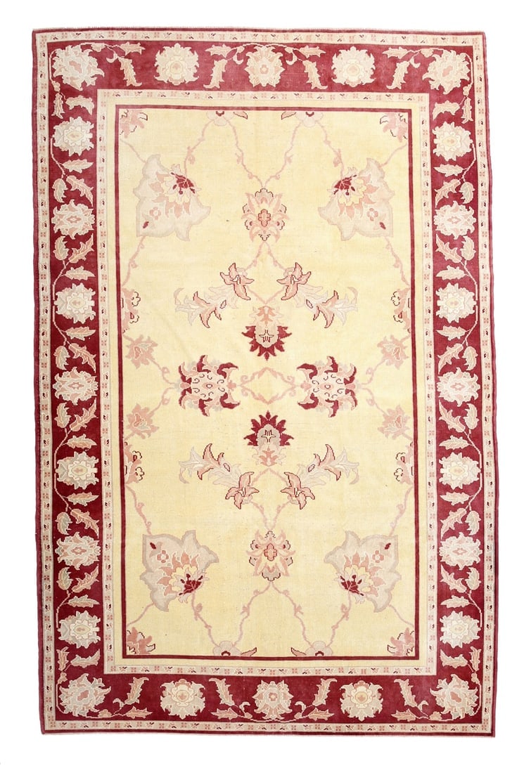 6'3'' x 9'8'' Handmade Vintage Wool Rug - 24673 (1 of 20)