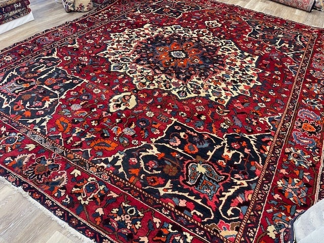 Antique Persian Bakhtiari Rug-4319 (1 of 8)