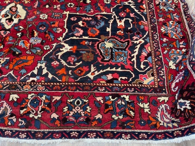 Antique Persian Bakhtiari Rug-4319 - 2