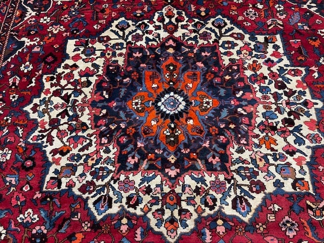 Antique Persian Bakhtiari Rug-4319 - 5