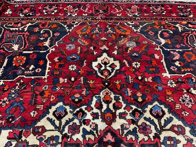 Antique Persian Bakhtiari Rug-4319 - 7