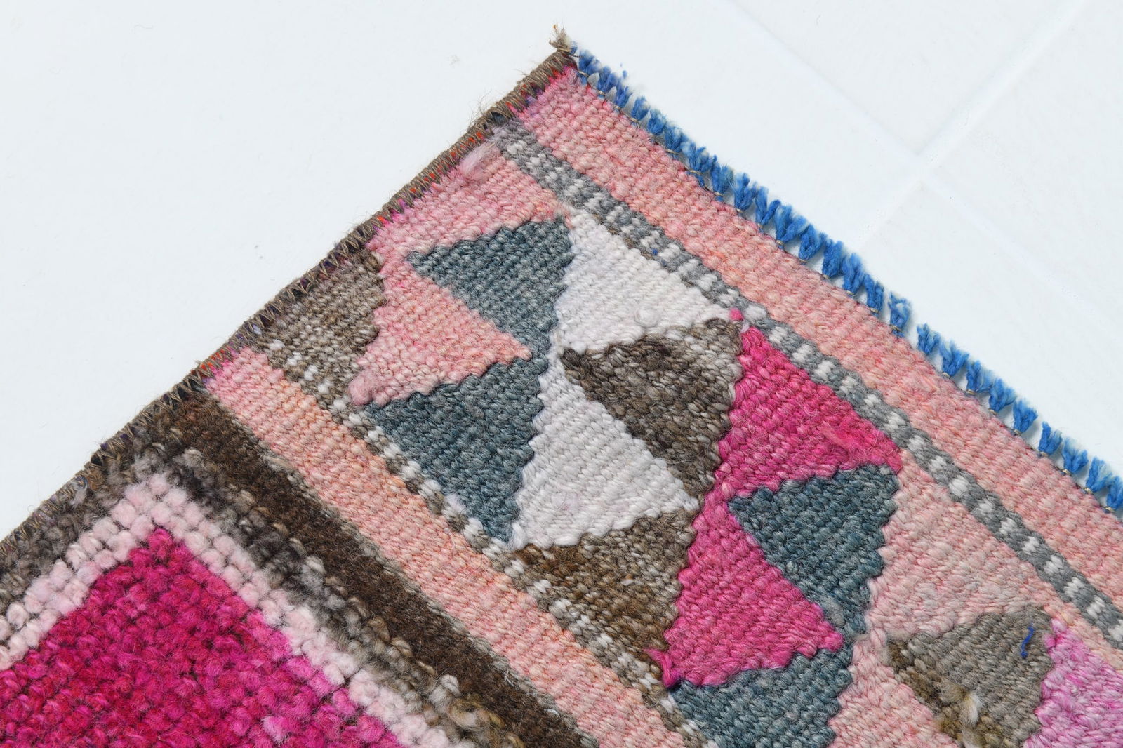 3'1'' x 11'9'' Vintage Wool Runner Rug - 18172 - 13