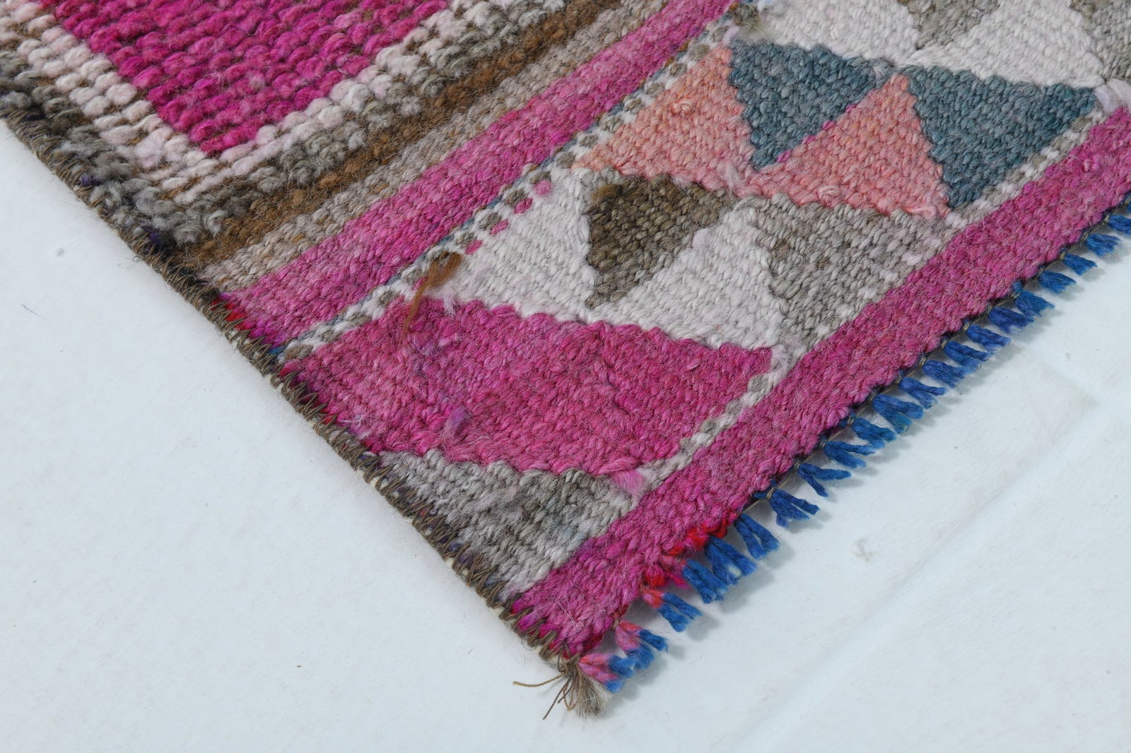 3'1'' x 11'9'' Vintage Wool Runner Rug - 18172 - 14