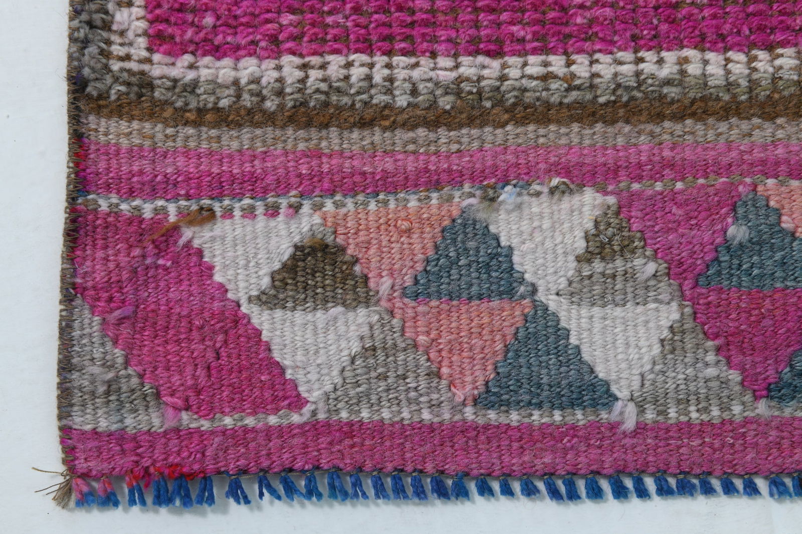 3'1'' x 11'9'' Vintage Wool Runner Rug - 18172 - 16