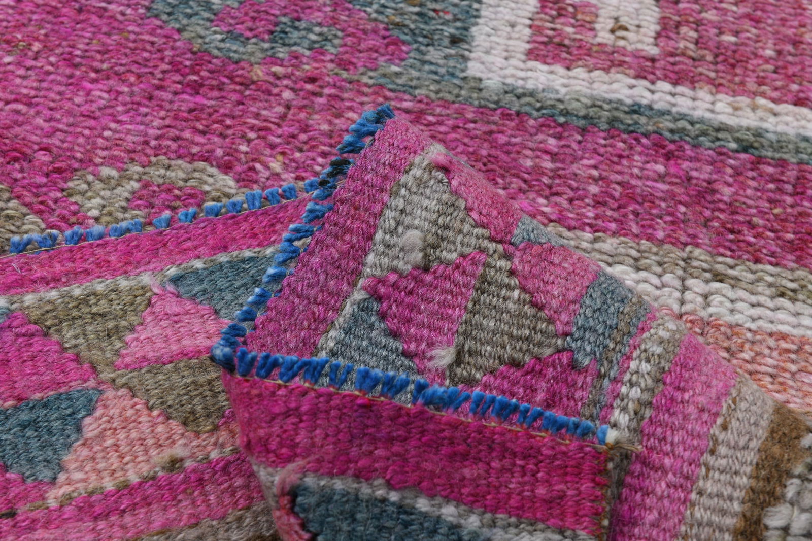 3'1'' x 11'9'' Vintage Wool Runner Rug - 18172 - 19